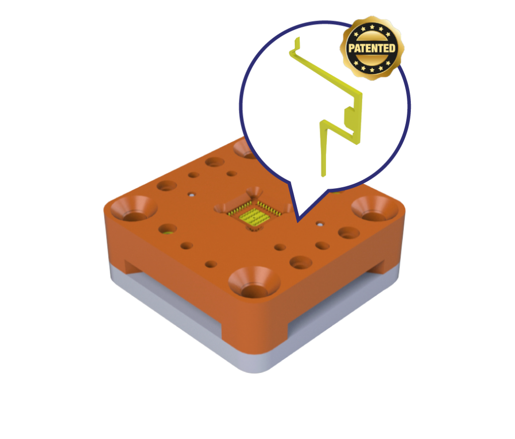 QFN QFP Socket with Cantilever Pin